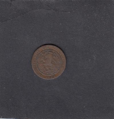 Beschrijving: 1 Cent WILLEM III